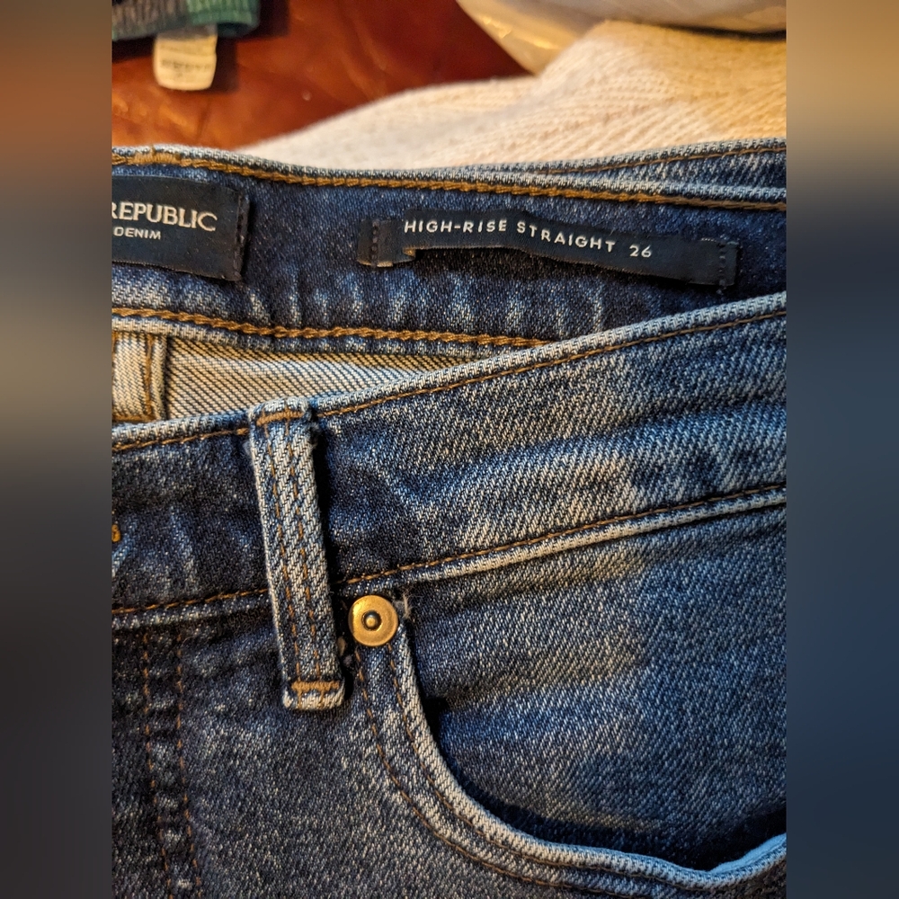 High-rise Straight Jean